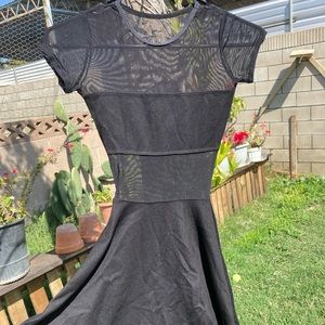 Mesh Back Dress